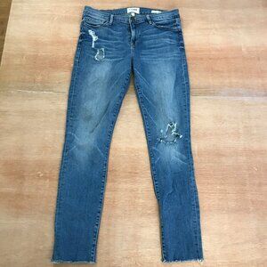 Frame Denim Women's Skinny Jeans - Blue size 29